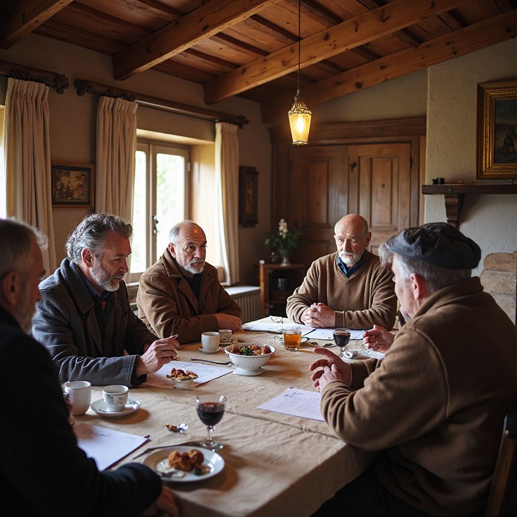 Meeting with local Romanian communities